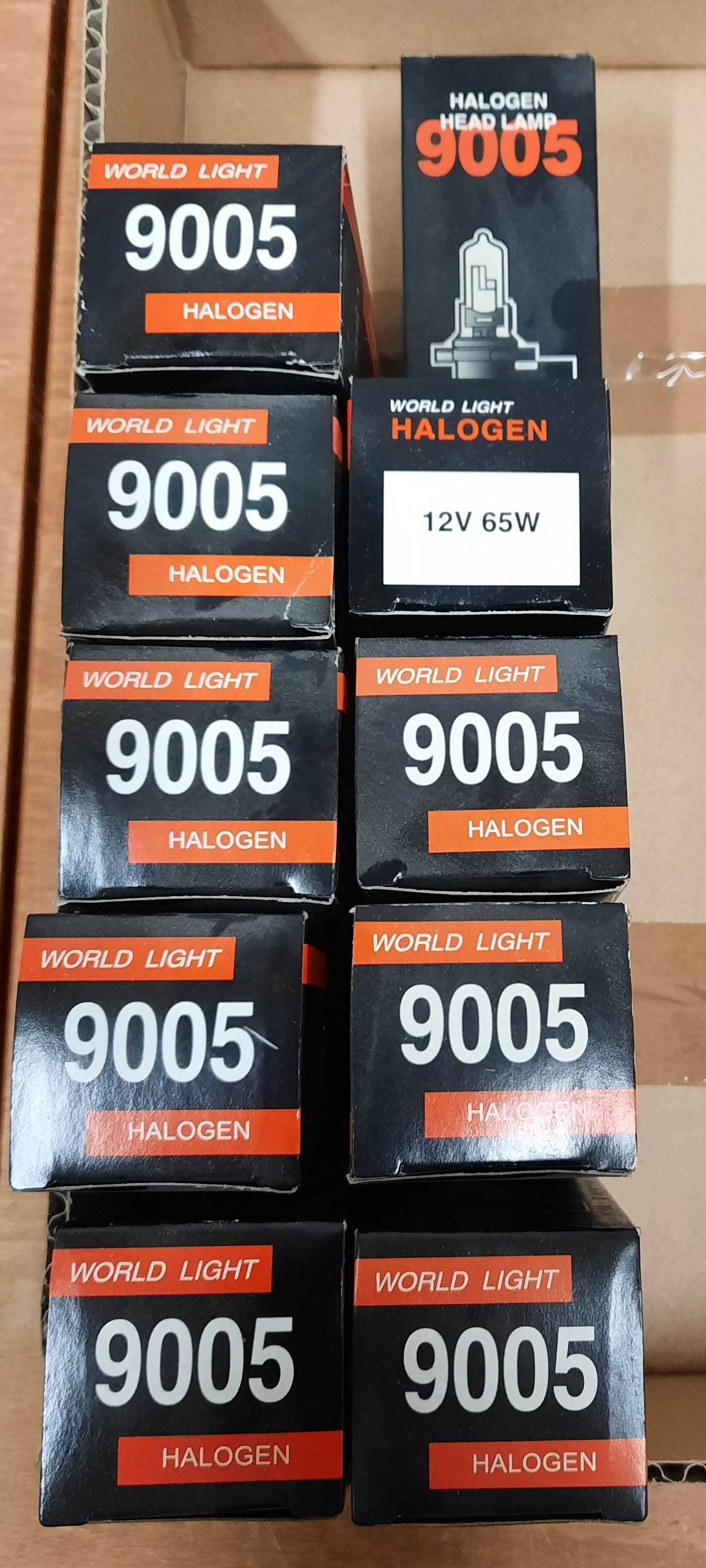 WORLD LIGHT 9005 (WAG9005) POLTTIMO AJOVALON PITKÄT GM HALOGEN 90 AST HB3 19 outlet 9 kpl erä