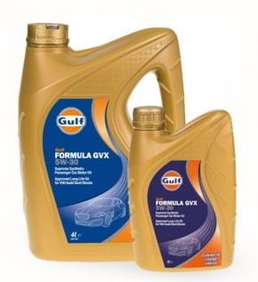 GULF moottoriöljy GLF120507 Formula GVX 5W30 1L V6 3,7L/ V8 4,7L