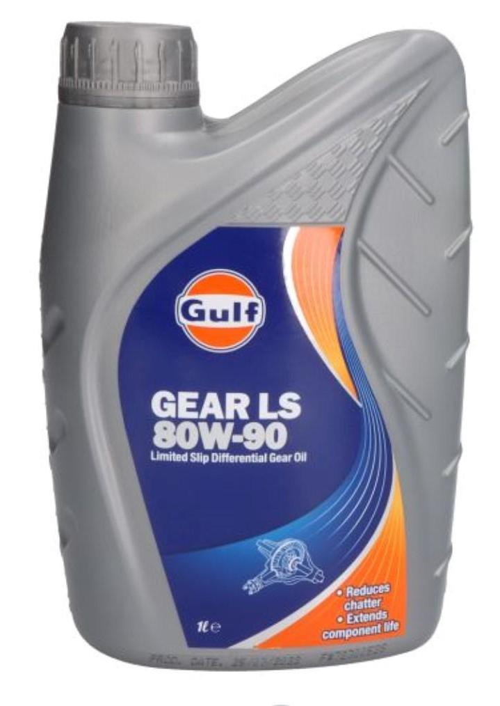 GLF233107 GULF GEAR LS 80W-90 mineral lukkoperäöljy yht. 3 litraa
