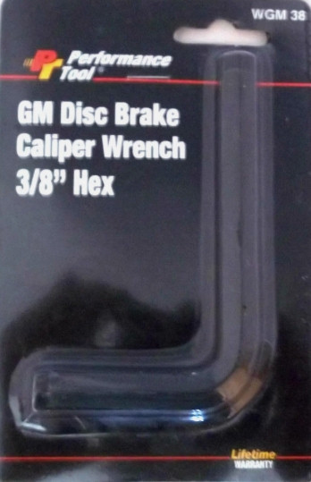Performance Tool Disc Brake Hex Wrench-3/8in GM WGM38 outlet