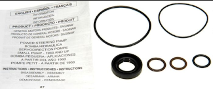 GATES 350850 (GAT350850 EDL8624 8624) OHJAUSTEHOSTIMEN PUMPUN TIIVISTESARJA GM 87-05 FWD outlet