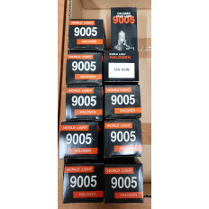 WORLD LIGHT 9005 (WAG9005) POLTTIMO AJOVALON PITKÄT GM HALOGEN 90 AST HB3 19 outlet 9 kpl erä