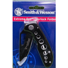 SWA9CP Smith & Wesson 3.25" Drop Point Extreme Ops Folding Knife Black outlet