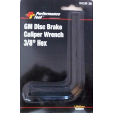 Performance Tool Disc Brake Hex Wrench-3/8in GM WGM38 outlet